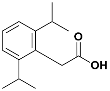 2-(2,6-二异丙基苯基)乙酸|2-(2,6-Diisopropylphenyl)Acetic Acid|1855-28-3|Adamas|95%+|RG|1g