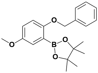2-(2-(苄氧基)-5-甲氧基苯基)-4,4,5,5-四甲基-1,3,2-二氧硼杂环戊烷|2-(2-(Benzyloxy)-5-Methoxyphenyl)-4,4,5,5-Tetramethyl-