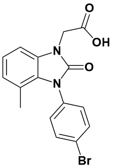 2-(3-(4-溴苯基)-4-甲基-2-氧代-2,3-二氢-1H-苯并[d]咪唑-1-基)乙酸|2-(3-(4-Bromophenyl)-4-Methyl-2-Oxo-2,3-Dihydro-1H-B