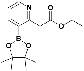 2-(3-(4,4,5,5-四甲基-1,3,2-二氧硼杂环戊烷-2-基)吡啶-2-基)乙酸乙酯|Ethyl 2-(3-(4,4,5,5-Tetramethyl-1,3,2-Dioxaborolan-2