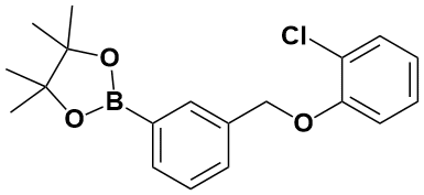2-(3-((2-氯苯氧基)甲基)苯基)-4,4,5,5-四甲基-1,3,2-二氧硼杂环戊烷|2-(3-((2-Chlorophenoxy)Methyl)Phenyl)-4,4,5,5-Tetrame