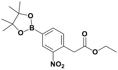 2-(2-硝基-4-(4,4,5,5-四甲基-1,3,2-二氧杂硼环戊烷-2-基)苯基)乙酸乙酯|Ethyl 2-(2-Nitro-4-(4,4,5,5-Tetramethyl-1,3,2-Dioxa