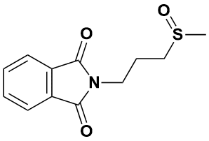 2-(3-(甲基亚磺酰基)丙基)异吲哚啉-1,3-二酮|2-(3-(Methylsulfinyl)Propyl)Isoindoline-1,3-Dione|98184-57-7|Adamas|95%|