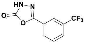 5-[3-(三氟甲基)苯基]-3H-1,3,4-噁二唑-2-酮|5-[3-(Trifluoromethyl)phenyl]-3H-1,3,4-oxadiazol-2-one|1334627-21-2|图1