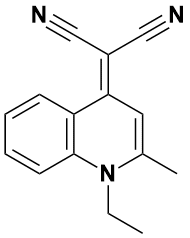 2-(1-乙基-2-甲基喹啉-4(1H)-亚基)丙二腈|2-(1-Ethyl-2-Methylquinolin-4(1H)-Ylidene)Malononitrile|1402299-58-4|Ada
