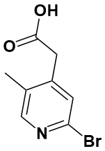 2-(2-溴-5-甲基吡啶-4-基)乙酸|2-(2-Bromo-5-Methylpyridin-4-Yl)Acetic Acid|1227576-16-0|Achem-block|97%|250mg