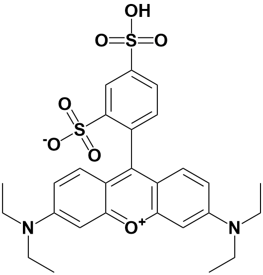 2-(3,6-双(二乙基氨基)氧杂蒽-9-基)-5-磺基苯磺酸内盐|2-(3,6-Bis(Diethylamino)Xanthylium-9-yl)-5-Sulfobenzenesulfonate|2