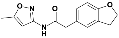 2-(2,3-二氢苯并呋喃-5-基)-N-(5-甲基异噁唑-3-基)乙酰胺|2-(2,3-Dihydrobenzofuran-5-Yl)-N-(5-Methylisoxazol-3-Yl)Acetam