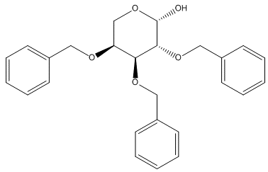 2,3,4-三-邻苯甲基-b-L-阿拉伯呱喃糖|2,3,4-Tri-O-Benzyl-Beta-L-Arabinopyranose|77943-33-0|Alfa|97%|250mg