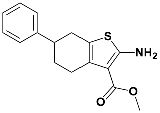 2-氨基-6-苯基-4,5,6,7-四氢-1-苯并噻吩-3-羧酸甲酯|Methyl 2-Amino-6-Phenyl-4,5,6,7-Tetrahydro-1-Benzothiophene-3-Car图1