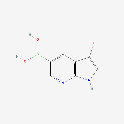 Boronic acid, B-(3-fluoro-1H-pyrrolo[2,3-b]pyridin-5-yl)-,1g