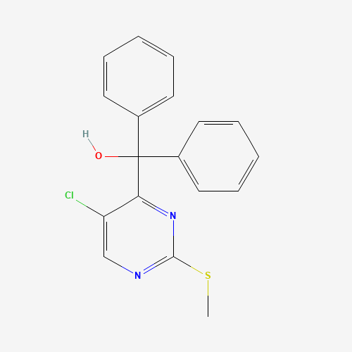 5-CHLORO-ALPHA,ALPHA-DIPHENYL-2-METHYLTHIO-4-PYRIMIDINEMETHANOL,1g