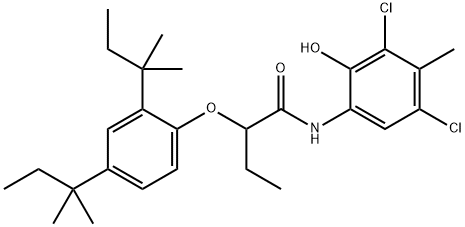 成色剂青-398 结构式