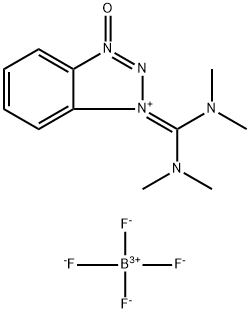 2-(1H-苯并三偶氮L-1-基)-1,1,3,3-四甲基脲四氟硼酸酯 結(jié)構(gòu)式