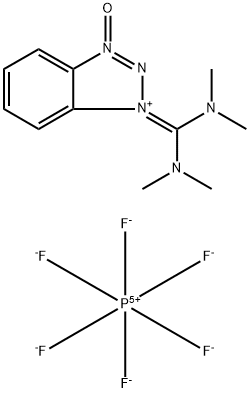 苯并三氮唑-N,N,N<i></i>',N<i></i>'-四甲基脲六氟磷酸鹽 結(jié)構(gòu)式
