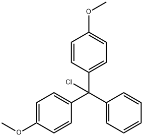 4,4<i></i>'-双甲氧基三苯甲基氯 结构式