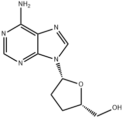 2<i></i>',3<i></i>'-双脱氧腺苷 结构式