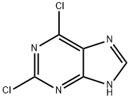 2,6-二氯嘌呤 结构式