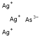 砷化银 结构式