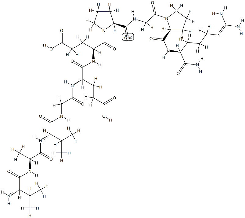 重组人生长激素 结构式