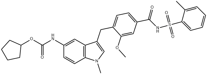 扎鲁司特 结构式