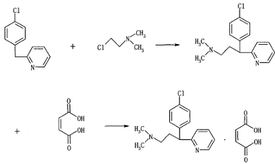 马来酸氯苯那敏的合成路线