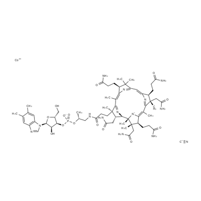 维生素 B12 结构式