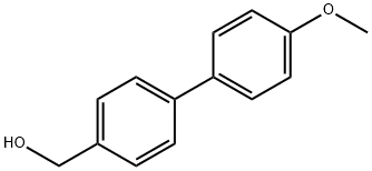 4<i></i>'-甲氧基-4-联苯甲醇 结构式