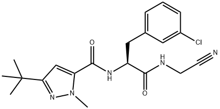 Cathepsin Inhibitor 1 結構式