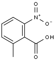 2-甲基-6-硝基苯甲酸 结构式