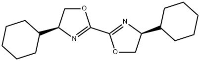 (4S,4<i></i>'S)-4,4<i></i>'-二环己基-4,4<i></i>',5,5<i></i>'-四氢-2,2<i></i>'-联恶唑 结构式