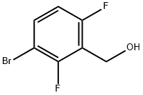 (3-溴-2,6-二氟苯基)甲醇 结构式