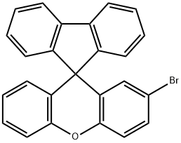 2-溴-螺环[9H-芴-9,9<i></i>'-[9H]氧杂蒽] 结构式