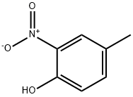 2-硝基-4-甲苯酚 结构式