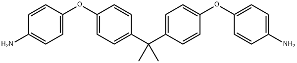 2,2<i></i>'-双[4-(4-氨基苯氧基苯基)]丙烷 结构式