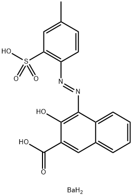 红色6号钡色淀 结构式