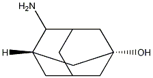 反式4-氨基-1-金刚烷醇 结构式