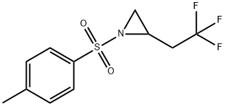 1-对甲苯磺酰基-2-(2,2,2-三氟乙基)氮杂环丙烷 结构式