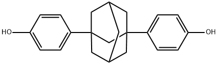 4,4<i></i>'-(1,3-金刚烷二基）二苯酚 结构式