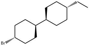 反式,反式-4-溴-4<i></i>'-乙基双环己烷 结构式