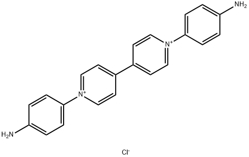 1,1<i></i>'-双(4-氨基苯基)-[4,4<i></i>'-联吡啶]-1,1<i></i>'-二氯化铵 结构式