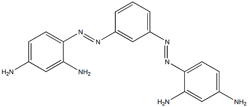 碱性棕 G 结构式