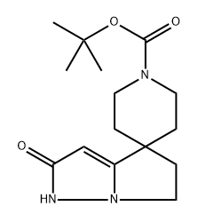 2<i></i>'-氧代-1<i></i>',2<i></i>',5<i></i>',6<i></i>'-四氢螺[哌啶-4,4<i></i>'-吡咯并[1,2-B]吡唑]-1-羧酸叔丁酯 结构式