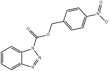 1-(4-硝基苯基氧羰基)苯并三氮唑 結(jié)構(gòu)式