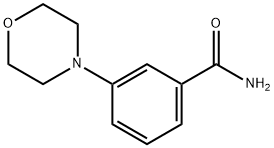 3-吗啉苯甲酰胺 结构式