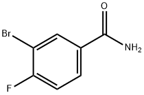 3-溴-4-氟苯甲酰胺 结构式