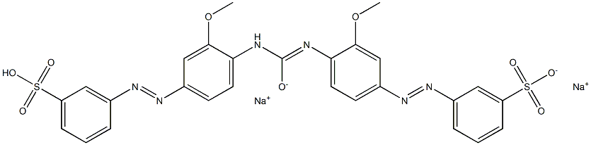 直接黄 GR 结构式