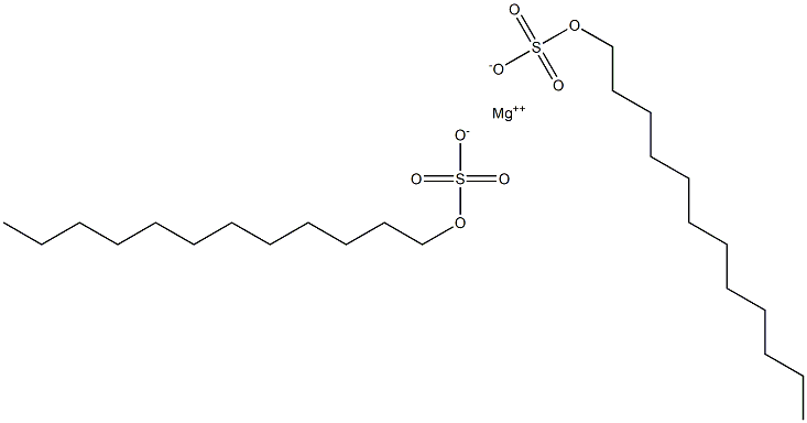 月桂基硫酸镁 结构式