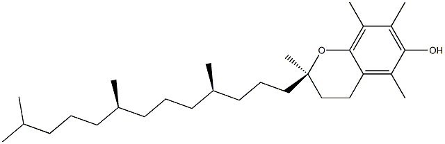 维生素E粉50% 结构式