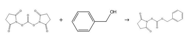 苯甲氧羰酰琥珀酰亚胺的合成路线